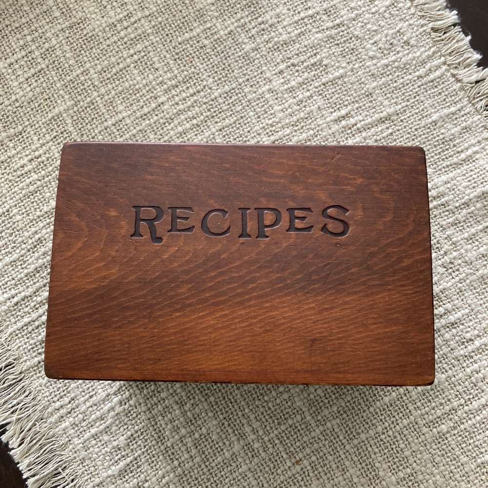 Classic Wooden Recipe Box - Picture 7 of 9